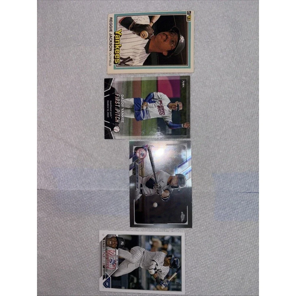 New York Yankees Card Lot + Stanton + Florial + Reggie Jackson – 13 Cards